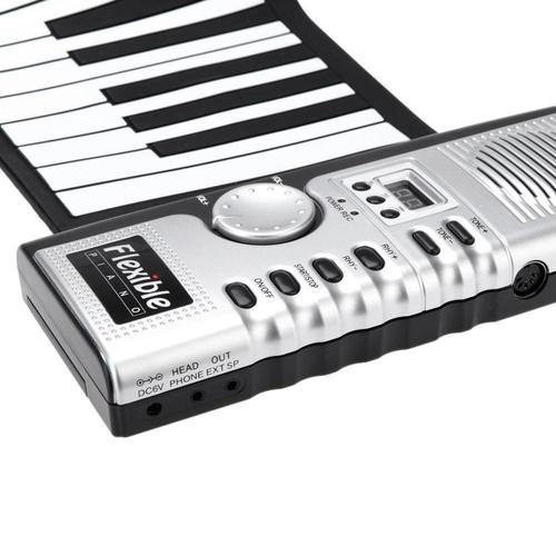 Portable Electric Roll Up Keyboard Piano, 61 Key Hand Roll Piano