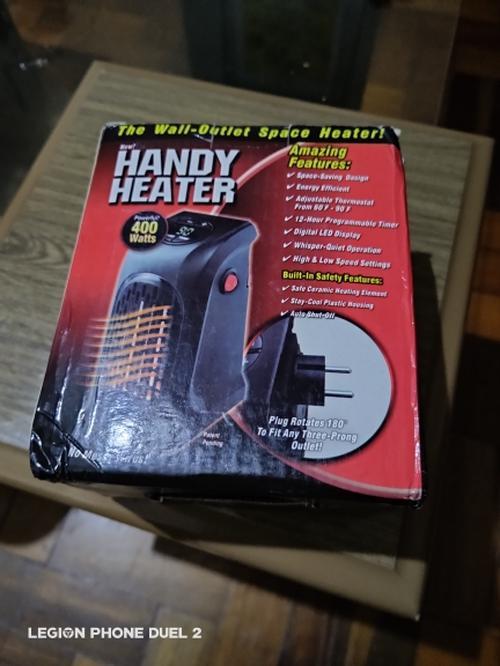 Portable Electric Wall Heater with Adjustable Thermostat for Home photo review