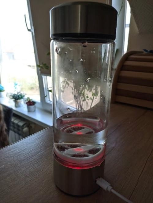 Portable Hydrogen Ionizer Water Bottle photo review