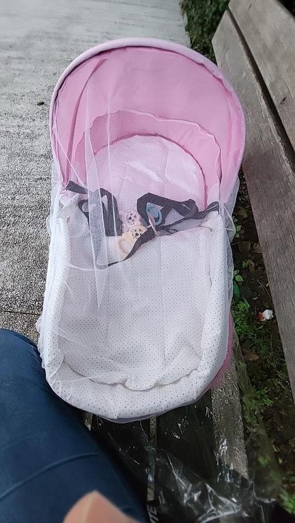 Portable Travel Baby Nest with Mosquito Net photo review