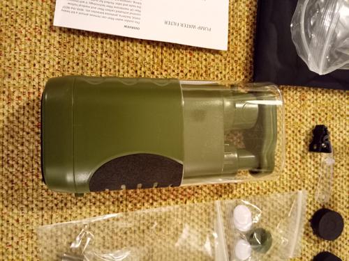 Portable Water Purifier for Camping, Hiking, & Survival photo review