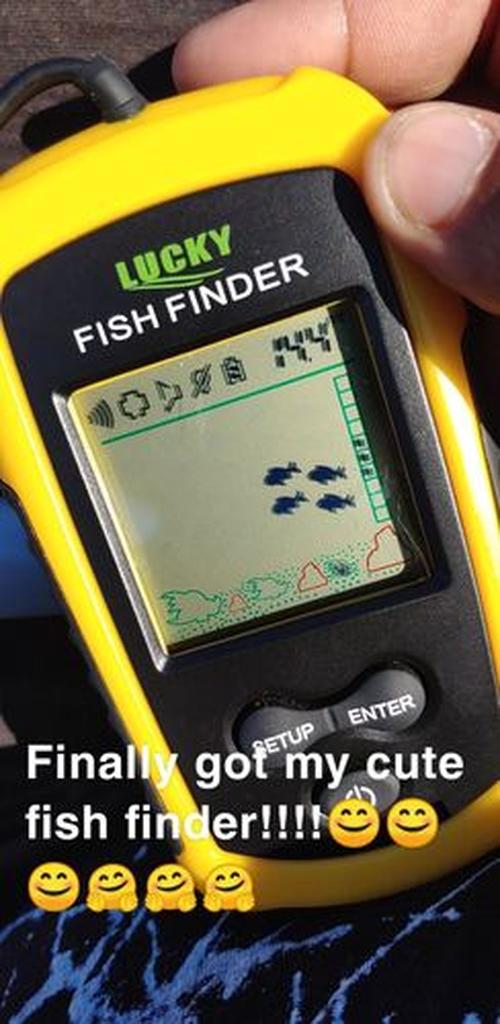 Portable Wireless Smart Pro Fish Finder Sonar Detector With Display photo review