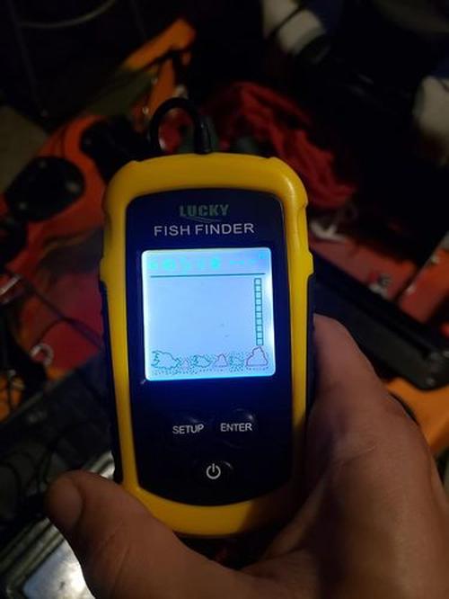 Portable Wireless Smart Pro Fish Finder Sonar Detector With Display photo review