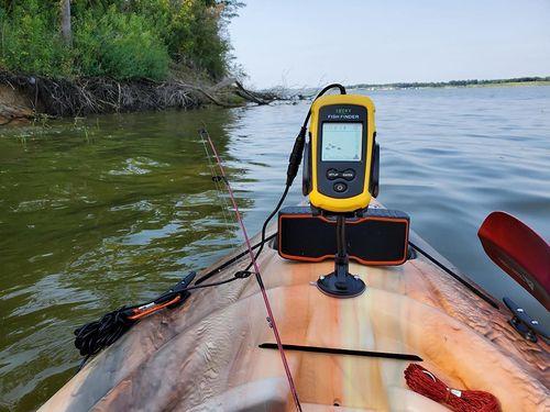 Portable Wireless Smart Pro Fish Finder Sonar Detector With Display photo review