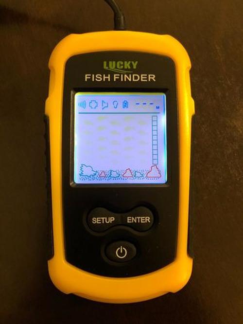 Portable Wireless Smart Pro Fish Finder Sonar Detector With Display photo review