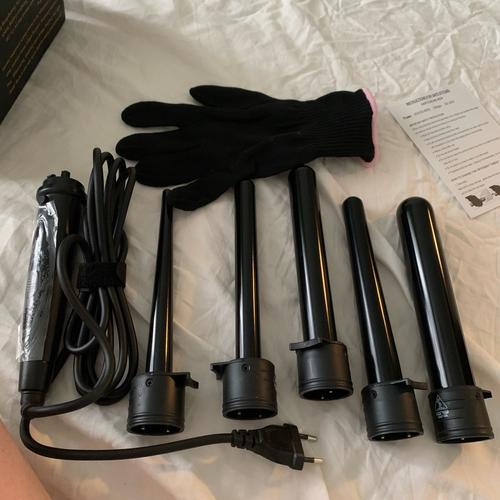 Professional 19mm Ceramic Curling Iron with Fast Heating - Perfect for All Hair Types photo review