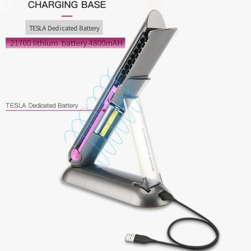 Professional 2-in-1 Cordless Hair Straightener and Curler