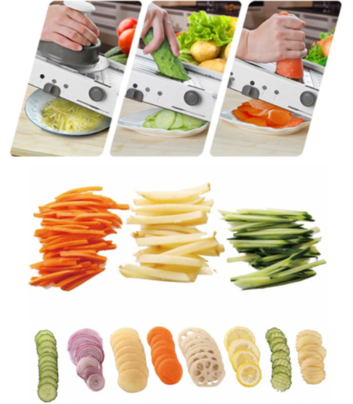 Professional Adjustable Vegetable Shredder, Multi-Functional Cutter