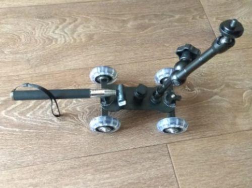 Professional Camera Dolly Slider, SLR Photography Pulley photo review