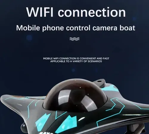 Real-Time Transmission Underwater Camera RC Boat With App Control For Kids