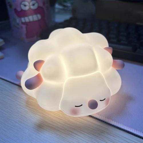 Rechargeable LED Cute Sheep Night Light with Touch Sensor for Kids Bedroom Decor photo review