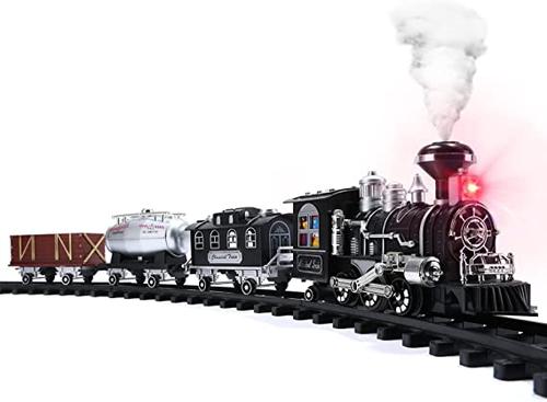 Remote Control With 3 Speeds | Rc Train Set With Smoke, Sound And Light