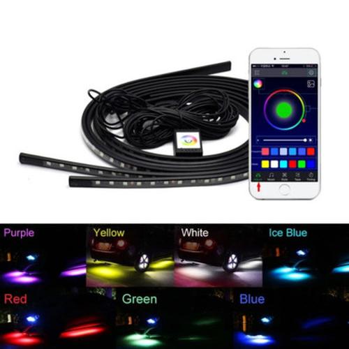 RGB Car Underglow LED Light Strip with Remote Control