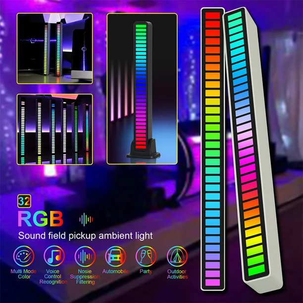 Rhythm Led Light Bar for Music - Sound Activated RGB LED Light