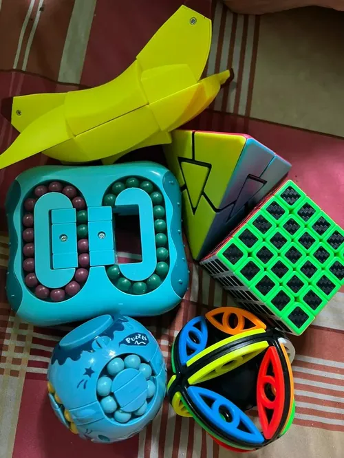 Rotating Magic Bean Cube Puzzle - Intelligence Game for Kids and Adults photo review