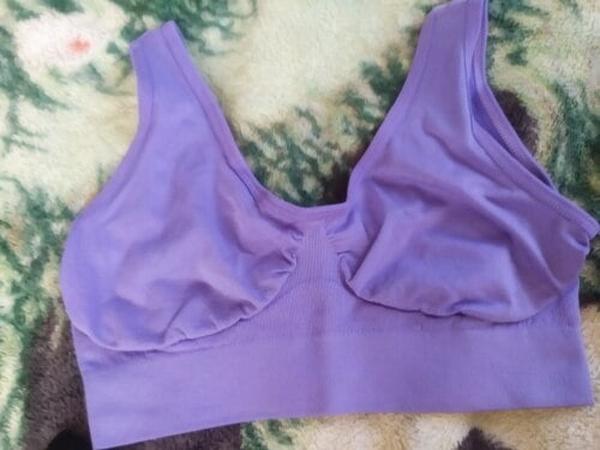 Seamless Genie Bra Sports Bra without Steel Ring for Yoga Fitness photo review