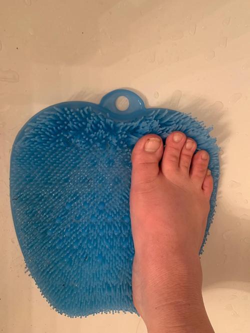 Shower Foot Scrubber and Massager - Exfoliate, Massage, and Improve Circulation photo review