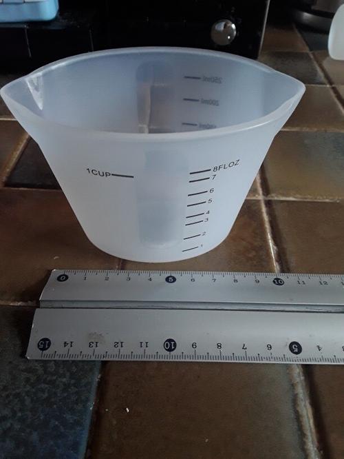 Silicone Measuring Cup with Clear Scale photo review