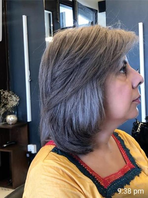 Silver Gray Hair Dye photo review