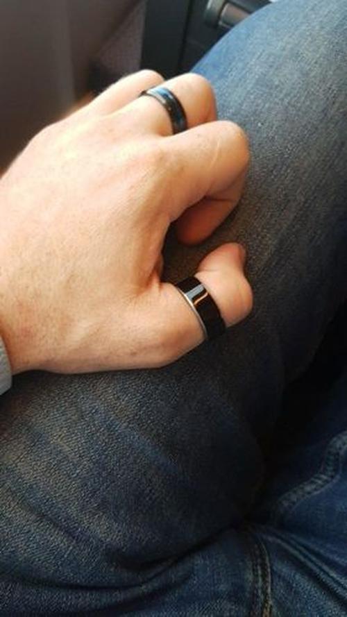 Smart Ring Bluetooth Wearable Device Multifunctional Black High-tech photo review