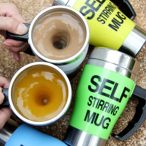 Smart Self Stirring Mug - Automatically Mixes Coffee, Tea, and Other Beverages