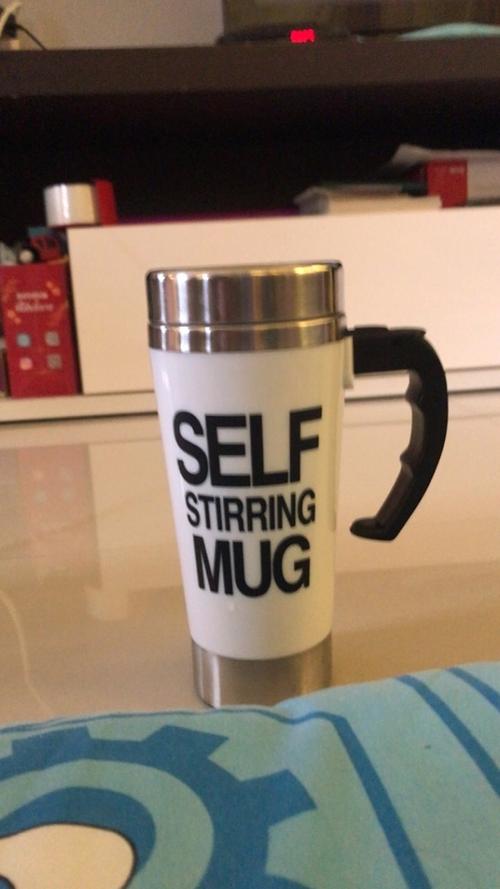 Smart Self Stirring Mug - Automatically Mixes Coffee, Tea, and Other Beverages photo review