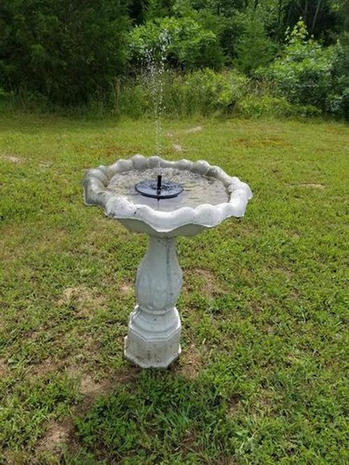 Smartgarden - Solar Powered Bird Bath Fountain Kit photo review