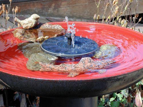 Smartgarden - Solar Powered Bird Bath Fountain Kit photo review