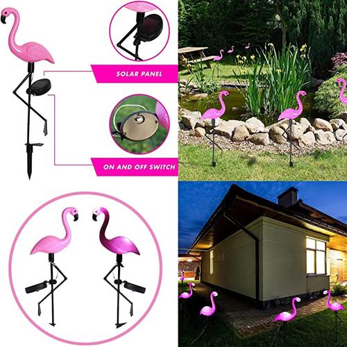 Solar Powered Flamingo