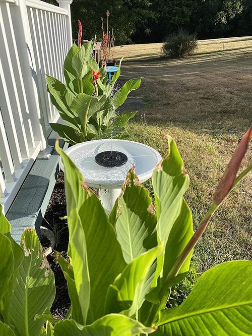 Solar Powered Fountain - A Beautiful and Sustainable Way to Add Life to Your Garden photo review