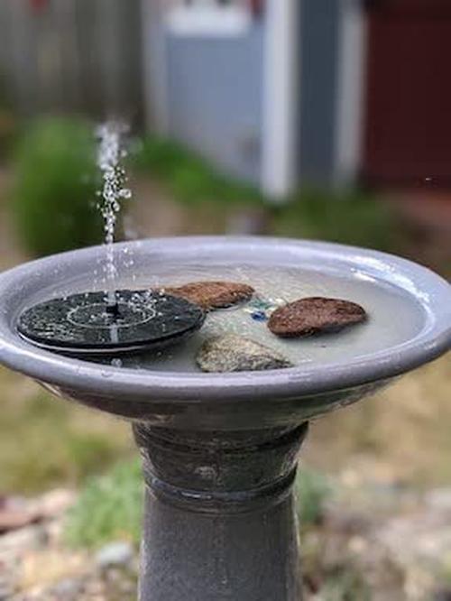 Solar Powered Fountain - A Beautiful and Sustainable Way to Add Life to Your Garden photo review