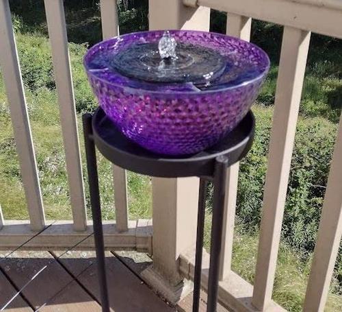 Solar Powered Fountain - A Beautiful and Sustainable Way to Add Life to Your Garden photo review