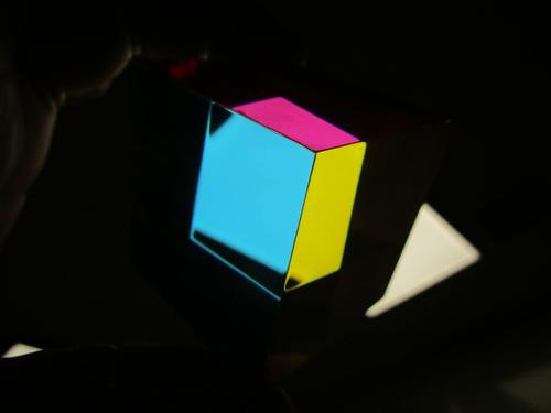 Spectroscope Optical Glass Cube Color Combining Prism photo review