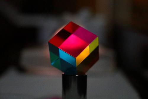 Spectroscope Optical Glass Cube Color Combining Prism photo review