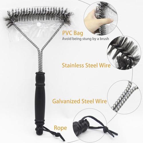 Stainless Steel Barbecue Brush - Non-Stick Cleaning Brushes - Barbecue Accessories