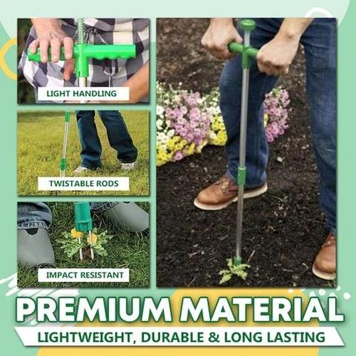 Standing Weed Puller Root Removal Tool