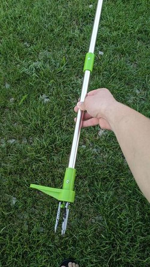 Standing Weed Puller Root Removal Tool photo review