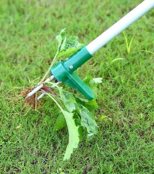 Standing Weed Puller Root Removal Tool photo review