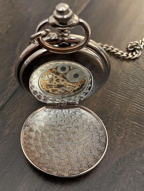 Steampunk Mechanical Pocket Watch photo review