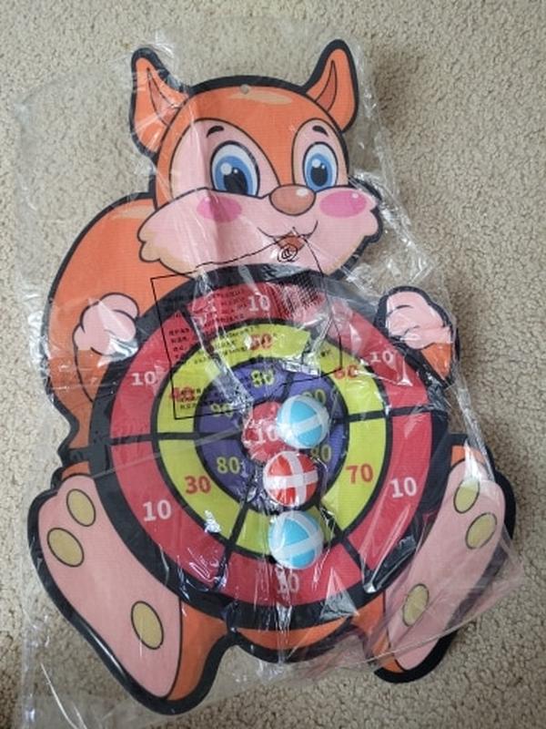 Sticky Ball Dart Board Target Sports Game Toy photo review