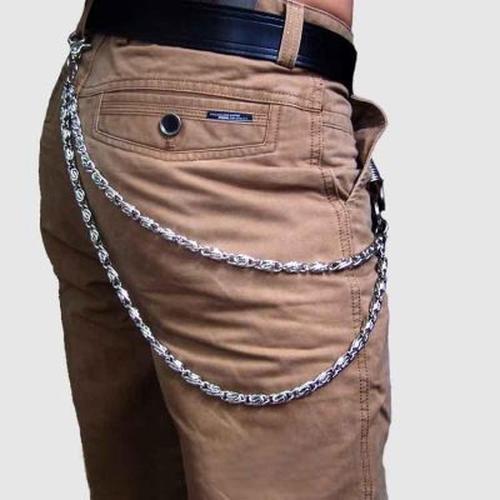 Strong Leash Thick Biker Trucker Wallet Chain Keychain Jean Chain