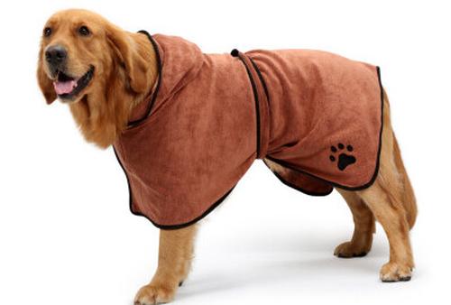 Super Absorent Pet Drying Towel Bathrobe