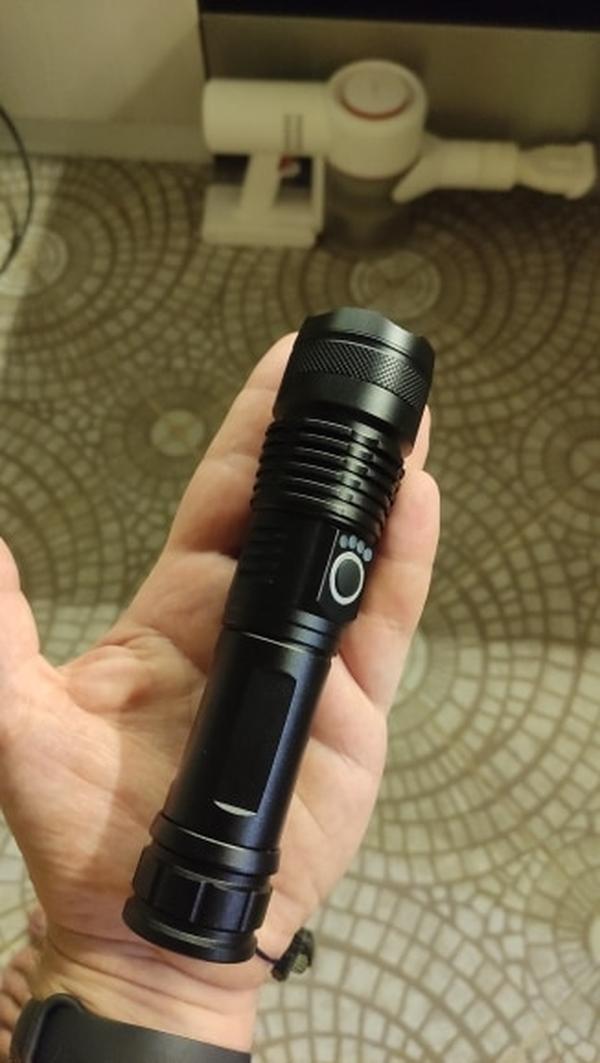 Super Bright Flashlight Most Powerful Flashlight, Flashlight Strong Light Long-range USB Charging photo review