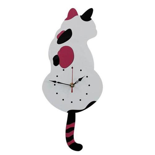 Swinging Tail Pet Wall Clock, Tail Moving Cat Wall Clock