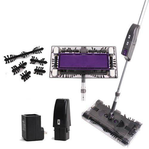 Swivel Sweeper Lightweight, Purple Household Vacuum Cleaner Hand Push Sweeper