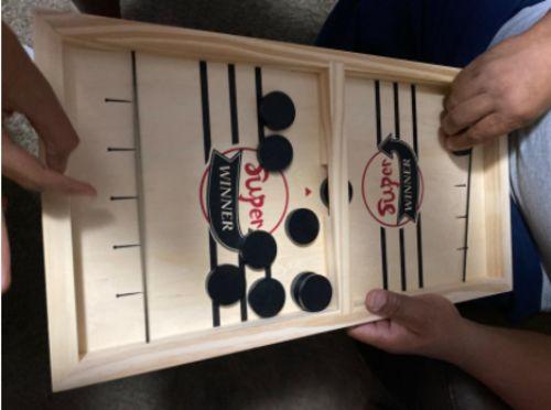 Table Hockey Game for Adults & Kids, Educational Parent-Child Interactive Toys photo review