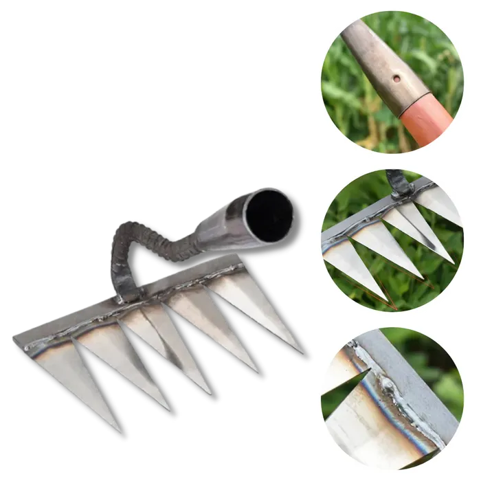 The Heavy Duty Iron Weeding Rake, Garden Weeding Tools