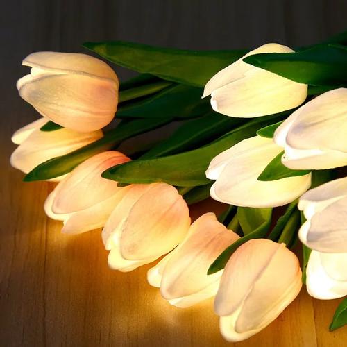 Tulip LED Night Light Simulation Flower Atmosphere Lamp for Home Decor