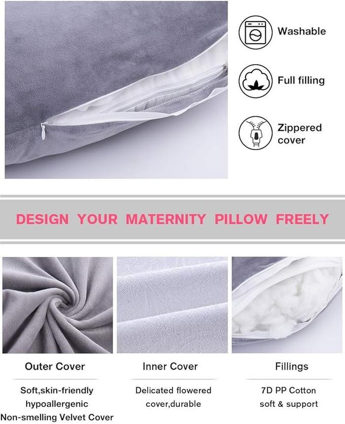 U-Shaped Full Body Pregnancy Maternity Pillow