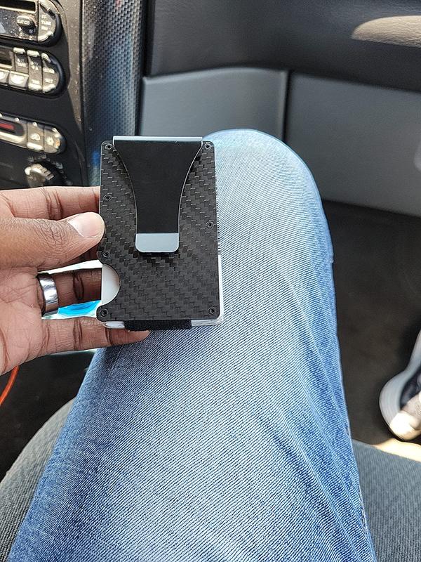 Ultra-Light Carbon Fiber Minimalist Wallet photo review